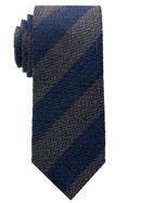 Cravate bleu structuré