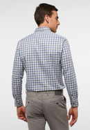 MODERN FIT Shirt in khaki checkered