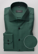 ETERNA textured cotton shirt COMFORT FIT