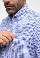 MODERN FIT Hemd in blau kariert