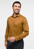 MODERN FIT Performance Shirt in curry vlakte