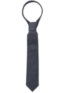 Tie in grey plain