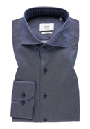 MODERN FIT Soft Luxury Shirt in blauw vlakte