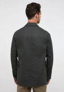 MODERN FIT Shirt in schwarz unifarben