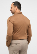 MODERN FIT Jersey Shirt in hazelnut unifarben
