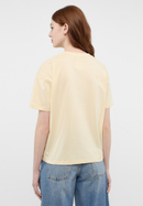 Shirt in gelb bedruckt