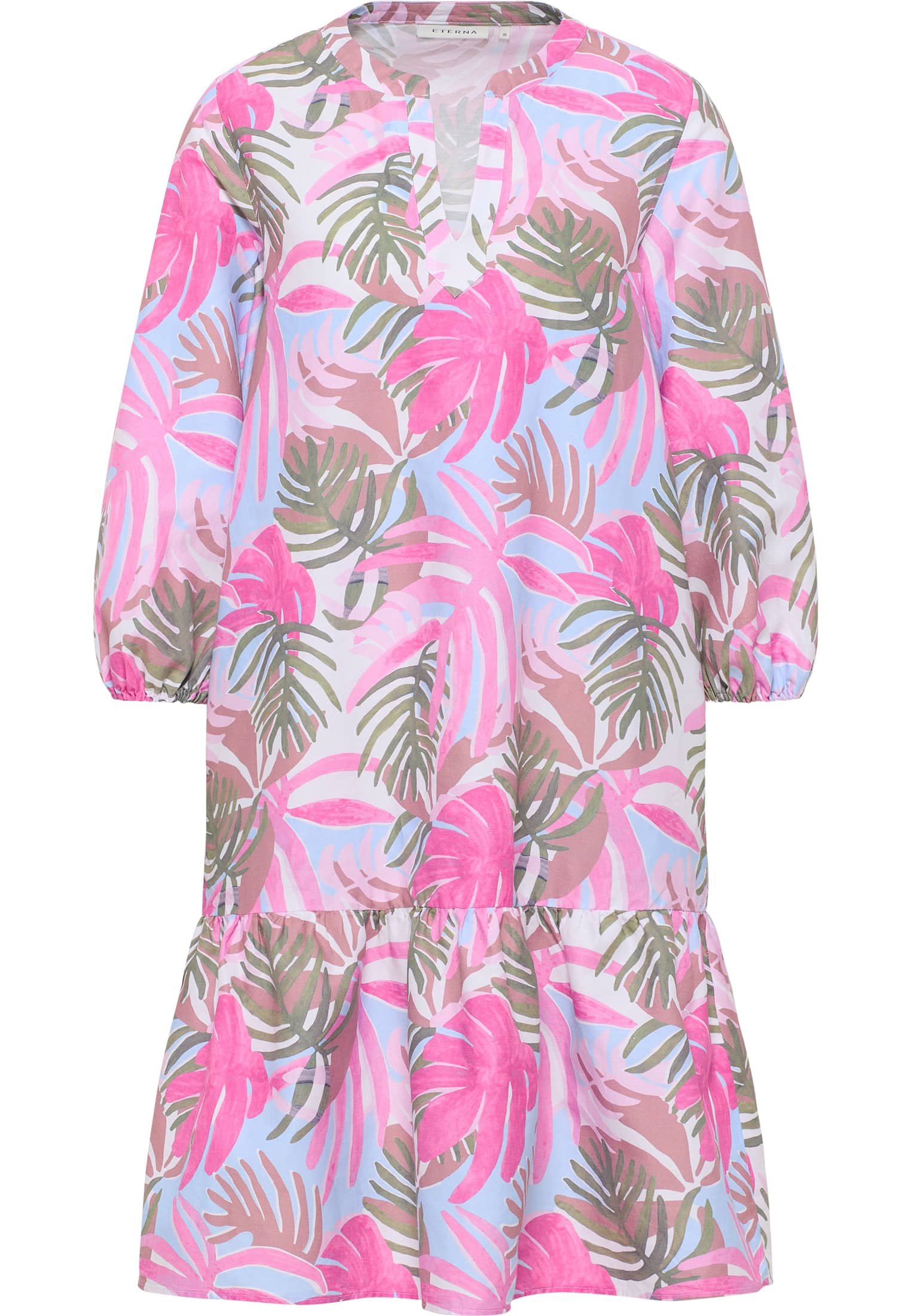 Shirt dress in rose 2DR00246-15-11-46-3/4 | sleeves 3/4 46 | | rose | printed