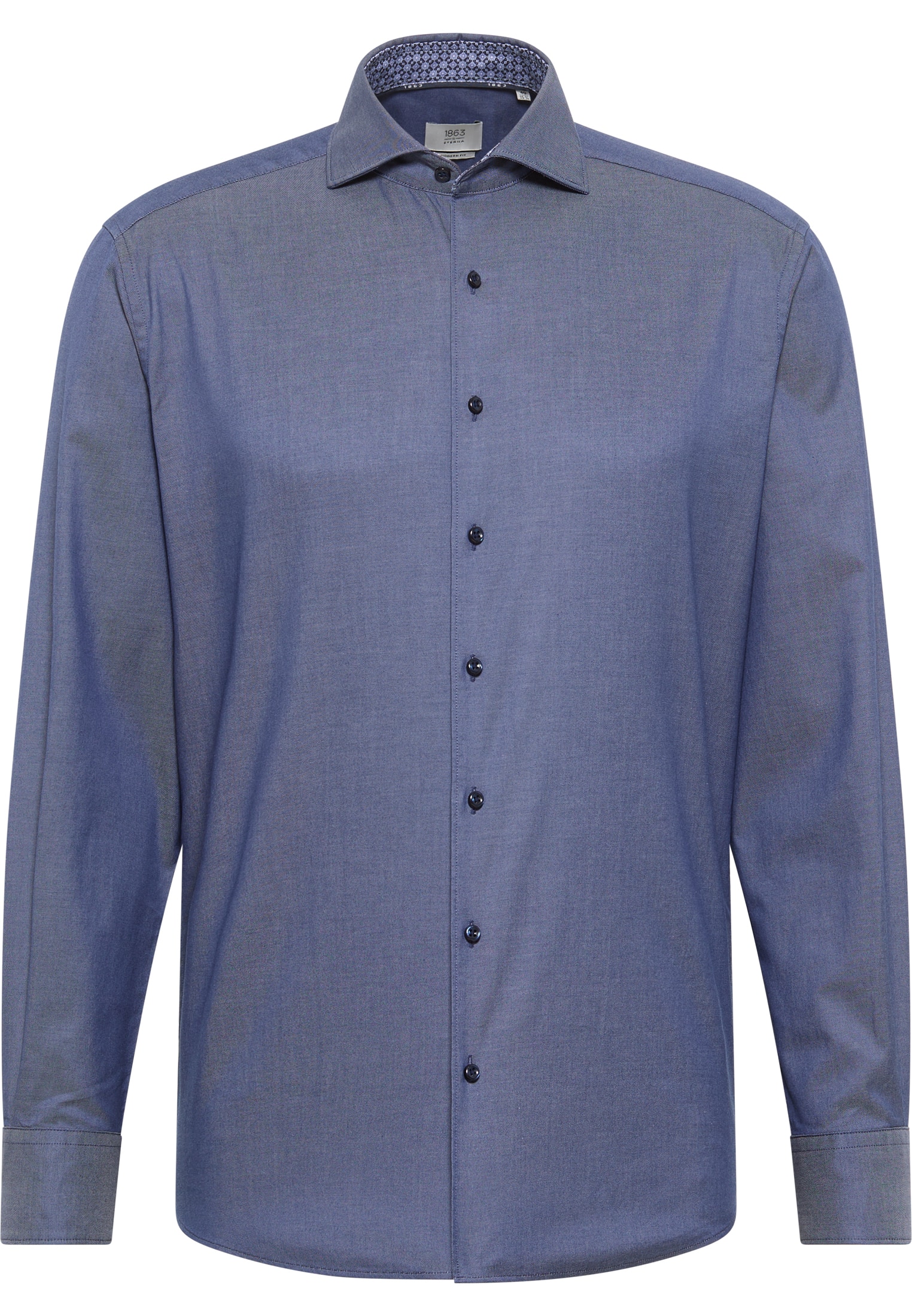 MODERN FIT Soft Luxury Shirt bleu uni