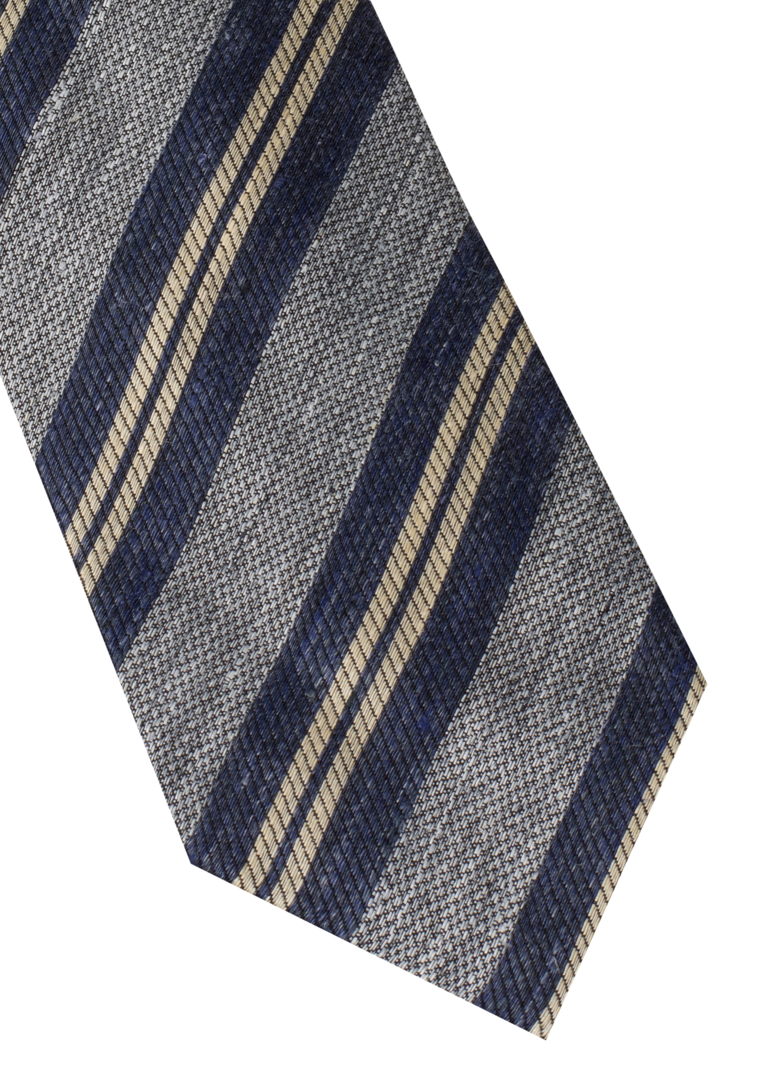 Cravate bleu rayé