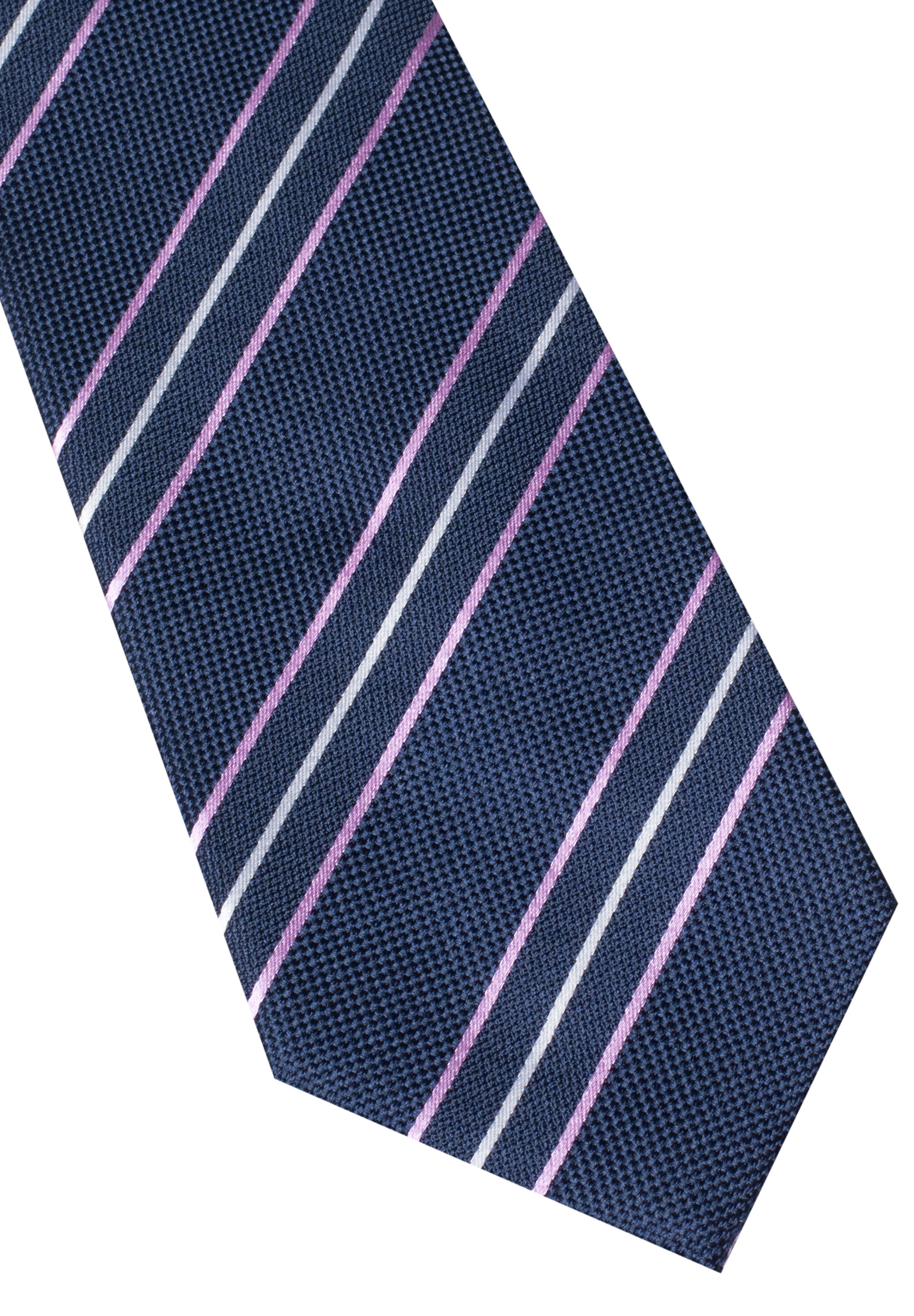 Krawatte in navy/rot gestreift | 1AC00533-81-89-142 navy/rot | 142 